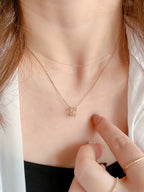 14K Gold Magic Love Crown Necklace