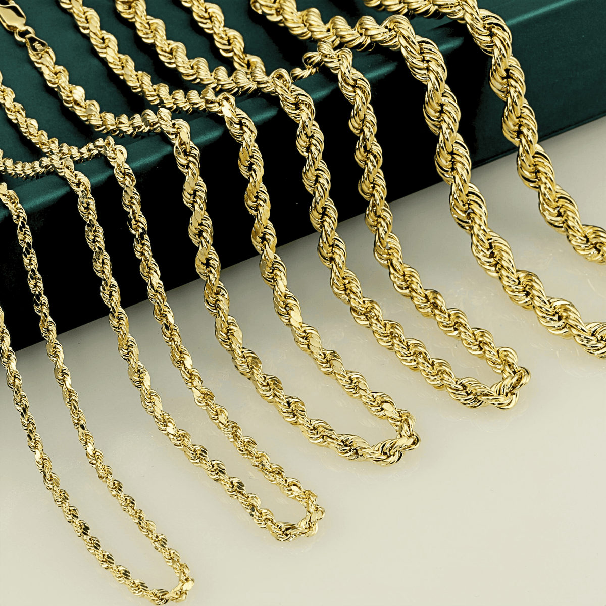14K Gold Classic Rope Chain