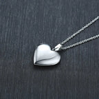 Heart Locket Pendants for Women Men Openable Photo Frame Stainless Steel Jewellery