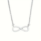 Stainless Steel Infinity Symbol Pendant Necklace