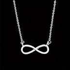 Stainless Steel Infinity Symbol Pendant Necklace