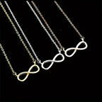 Stainless Steel Infinity Symbol Pendant Necklace