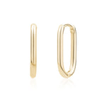 Minimal Oval Hoops