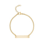 Minimal Bar ID Bracelet