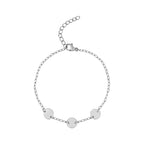 Minimal Triple Disc Bracelet
