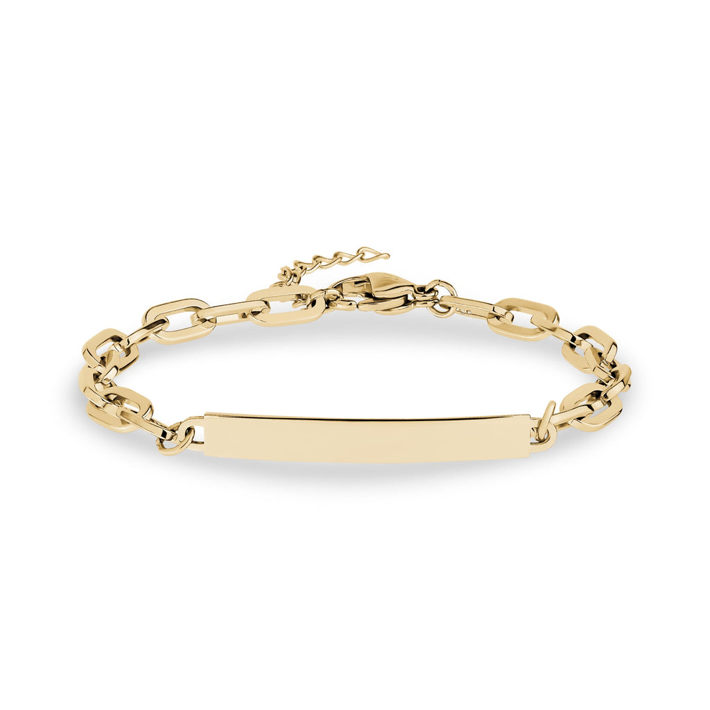 Minimal Paper Clip ID Bracelet