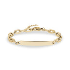 Minimal Paper Clip ID Bracelet