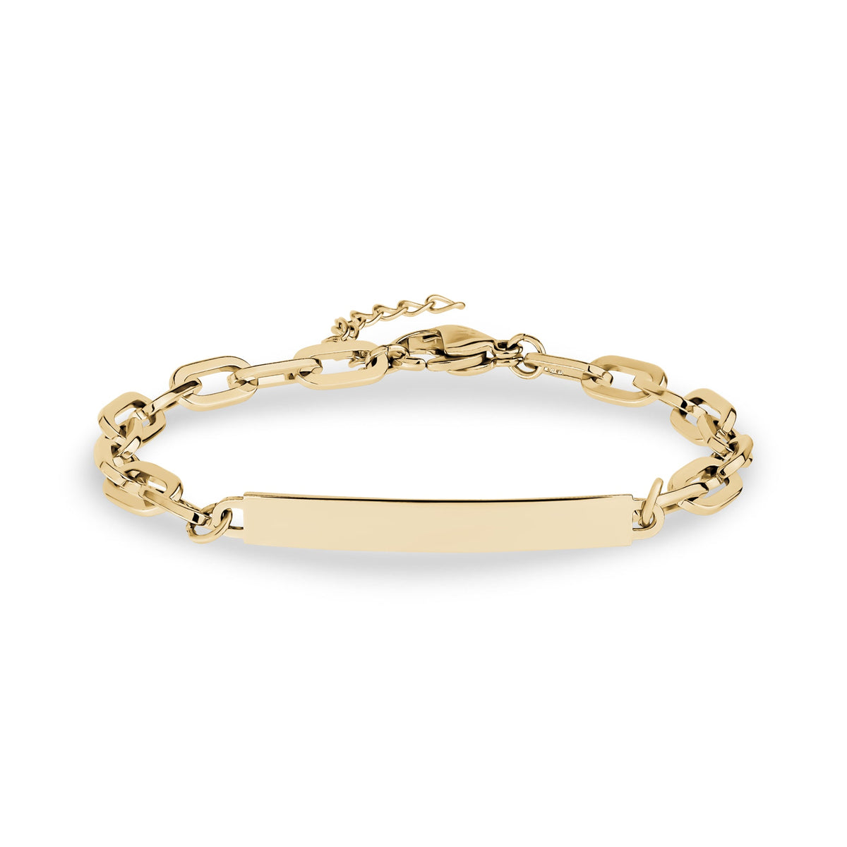 Minimal Paper Clip ID Bracelet