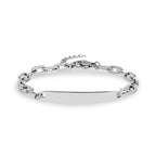 Minimal Paper Clip ID Bracelet