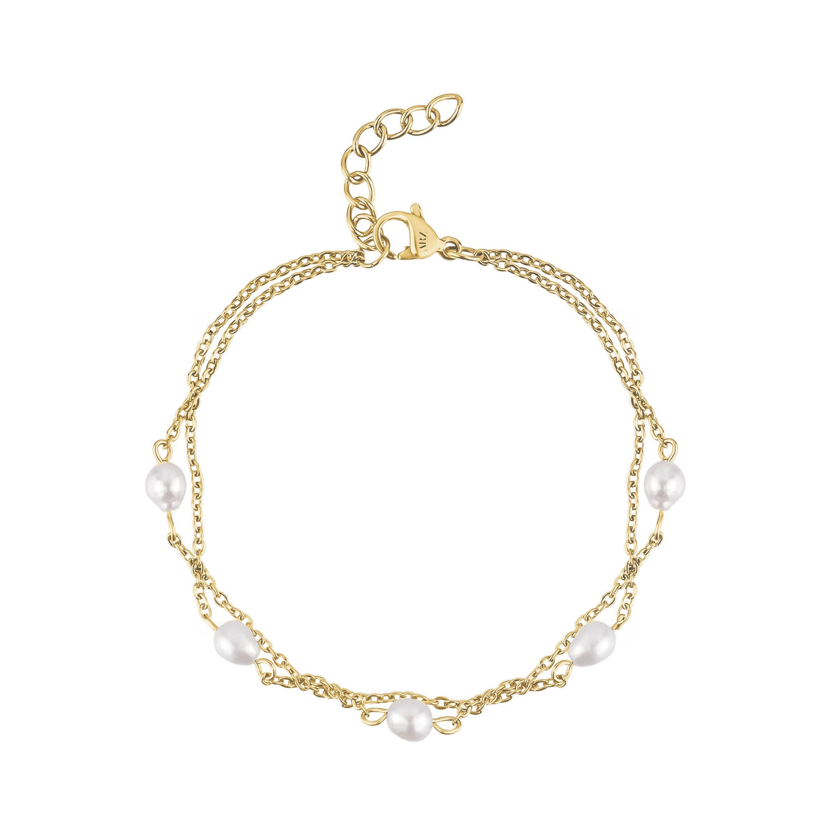 Freshwater Pearl Station Bracelet