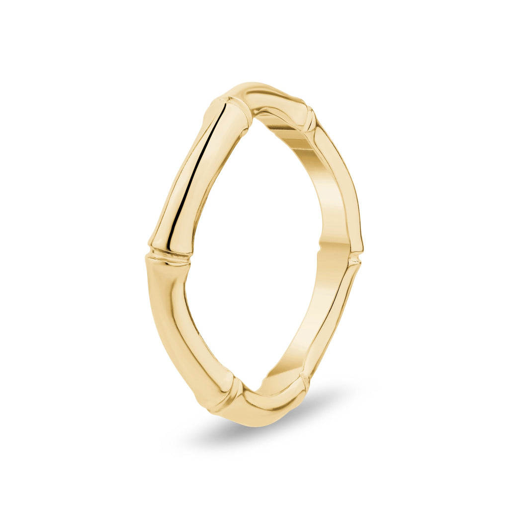 Minimal Curved Bamboo Band